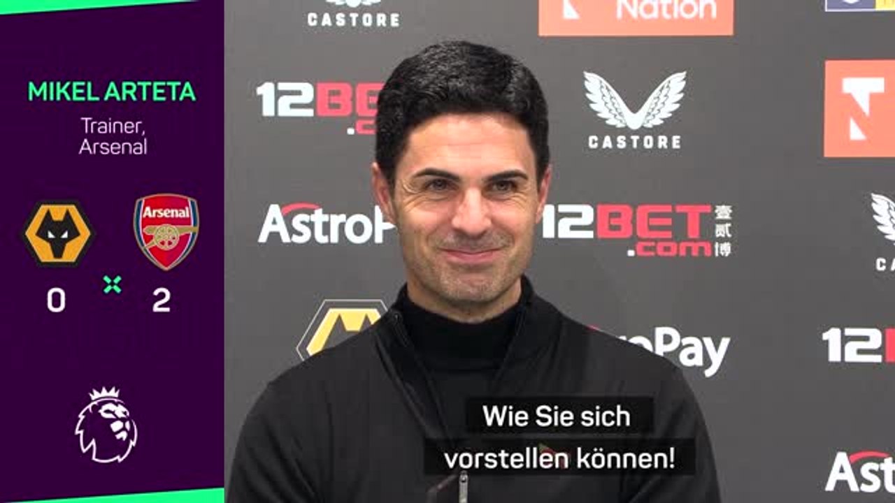 Arteta freut sich über das Tor von Toney