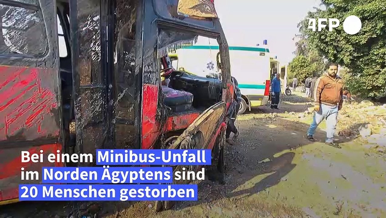 20 Tote bei Minibus-Unfall in Ägypten
