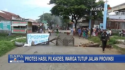 Lampiaskan Bentuk Kekecewaan Atas Hasil Pilkades, Warga di Takalar  Blokade Jalan Provinsi