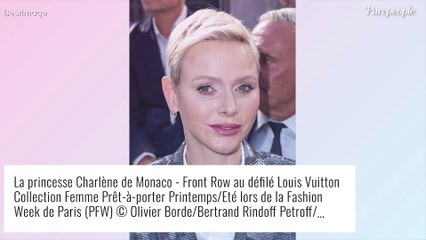 Charlene de Monaco : Pantalon en cuir et couleurs de l'Afrique du Sud, la princesse en feu au stade Vélodrome !
