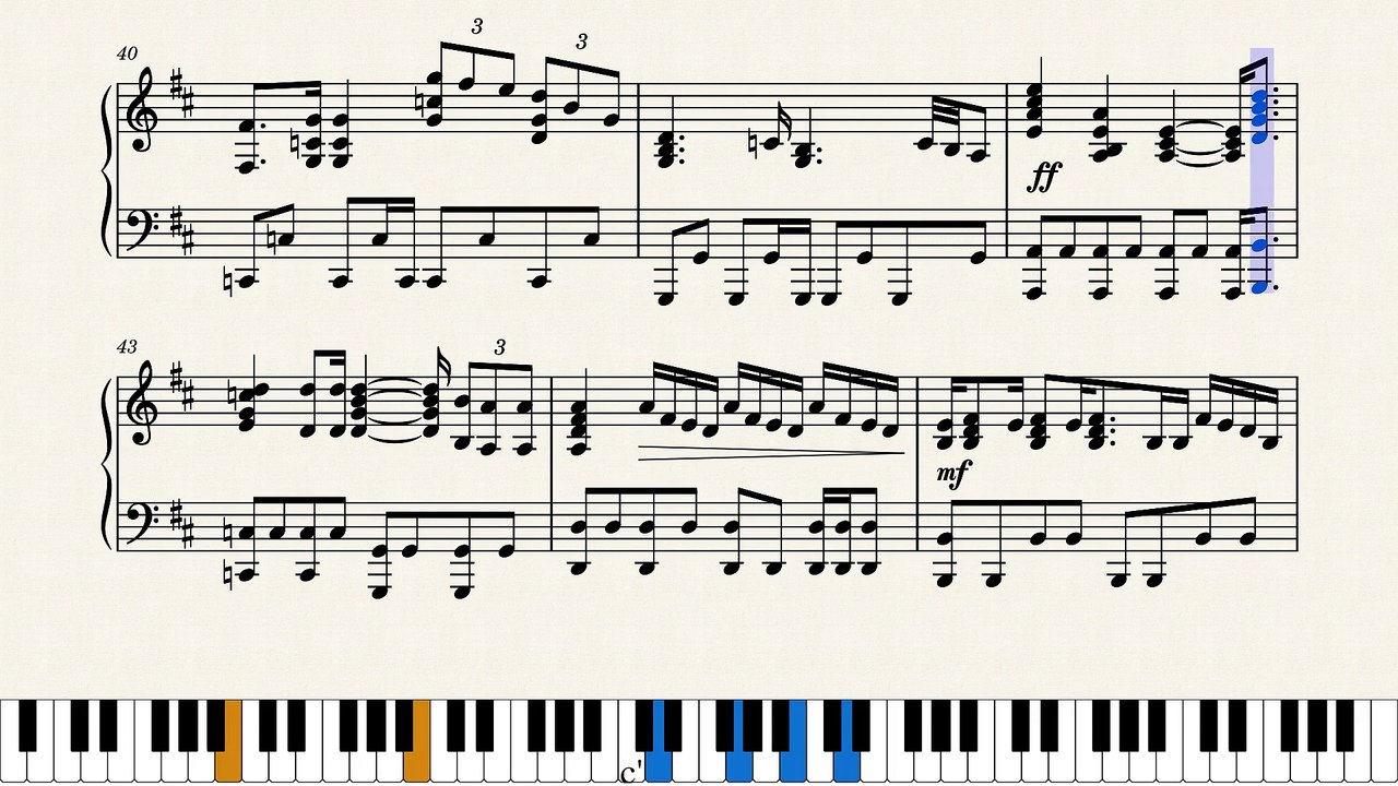 Comfortably Numb - Pink Floyd (Easy Piano Solo sheet music)
