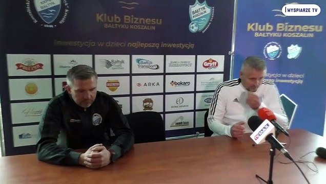 Bałtyk Koszalin - Flota Świnoujście Konferencja po meczu
