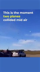 Dramatic Plane Collision At Texas Air Show