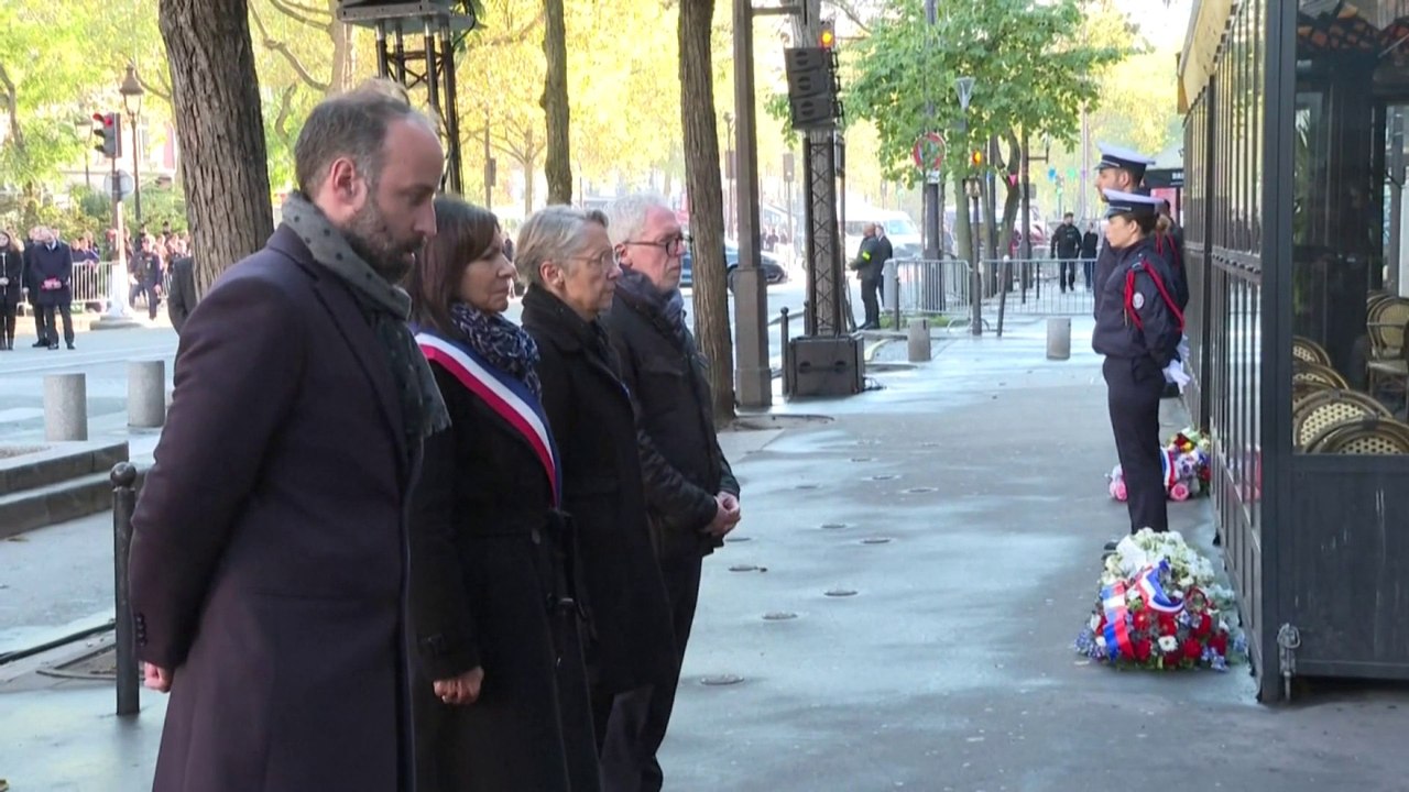 Attentats du 13-Novembre: Élisabeth Borne rend hommage aux victimes du Bataclan