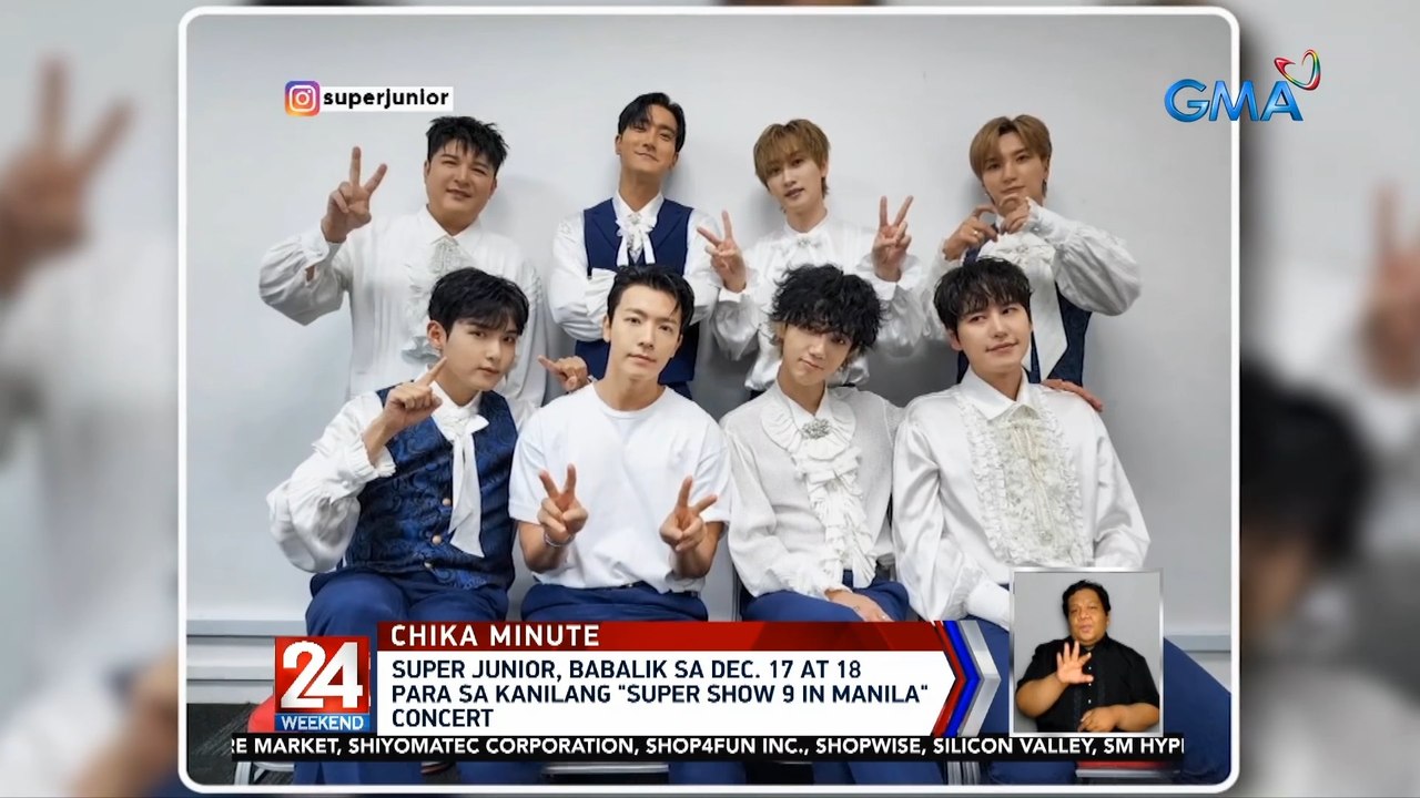 Super Junior, babalik sa Dec. 17 at 18 para sa kanilang "Super Show 9 in Manila" concert | 24 Oras Weekend