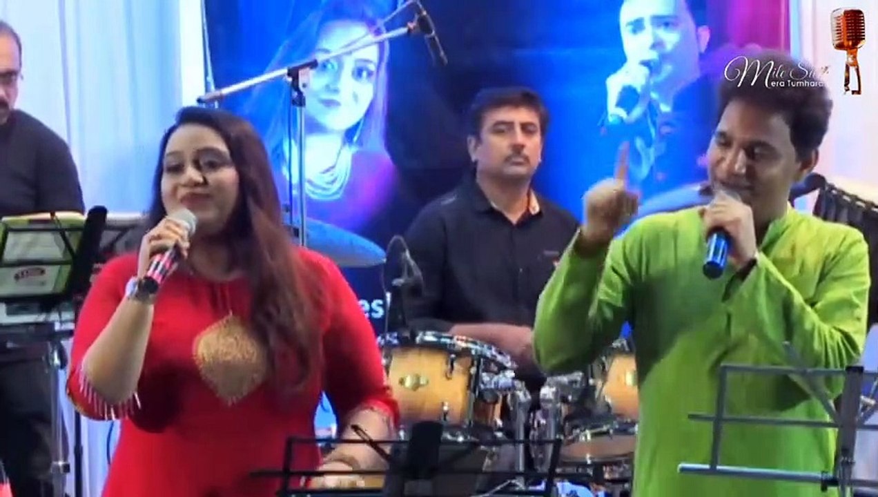 Tere Ghar Ke Samne | Moods Of Rafi | Anil Bajpai & Priyanka Mitra Live Cover Performing Song ❤❤