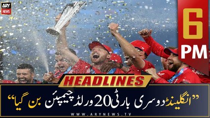 ARY News Prime Time Headlines | 6 PM | 13th November 2022