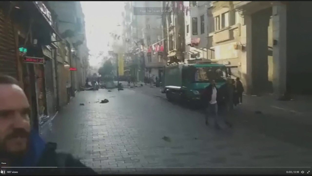 الشرطة التركية تخلي منطقة تقسيم بإسطنبول تحسبا...