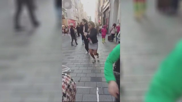 صور متداولة للحظة الانفجار في منطقة تقسيم بإسطنبول