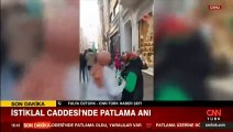 Son dakika... İstiklal Caddesi'nde patlama anı | Video