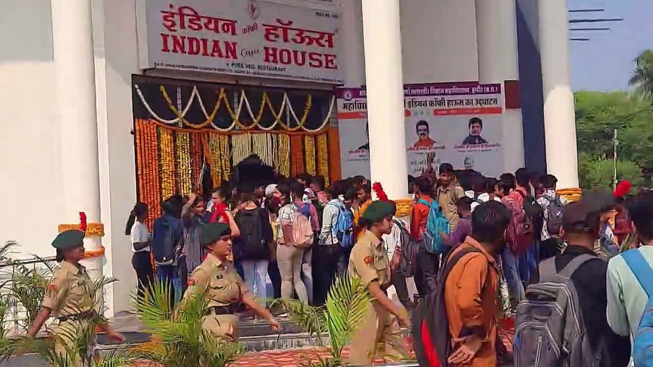 New Canteen open !  ( Indian Cafe House ) __ Holkar __ DAVV University __ Rock On Vlogs
