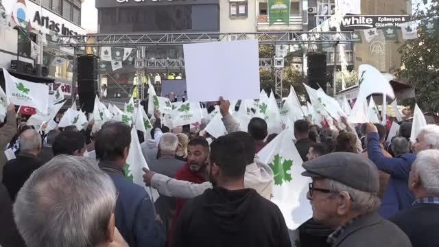 Gelecek Partisi Genel Başkanı Davutoğlu, Manisa'da konuştu