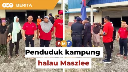 Maszlee dihalau ketika lawat mangsa banjir