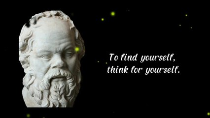 Socrates' remark for enlightened thinking today: innovation and inspiration