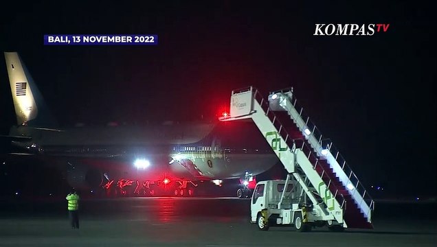 Detik-detik Kedatangan Presiden AS Joe Biden di Bali untuk Hadiri KTT G20
