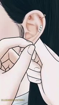 Ear Cleaning ASMR Oddly satisfying earwax animation shorts