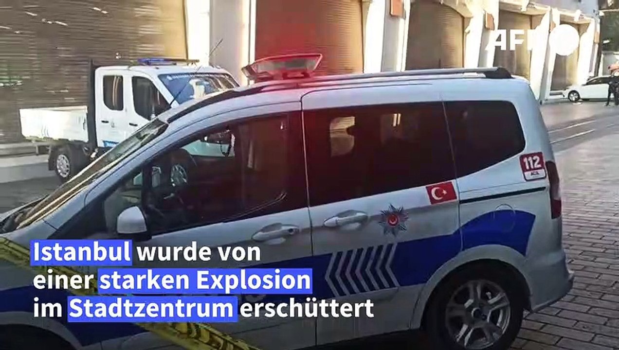 Tote und Verletzte bei Explosion in Istanbul