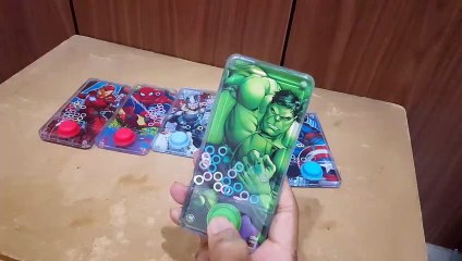 Unboxing and Review of avengers thor, ironman, spiderman, captain america, hulk water ring game