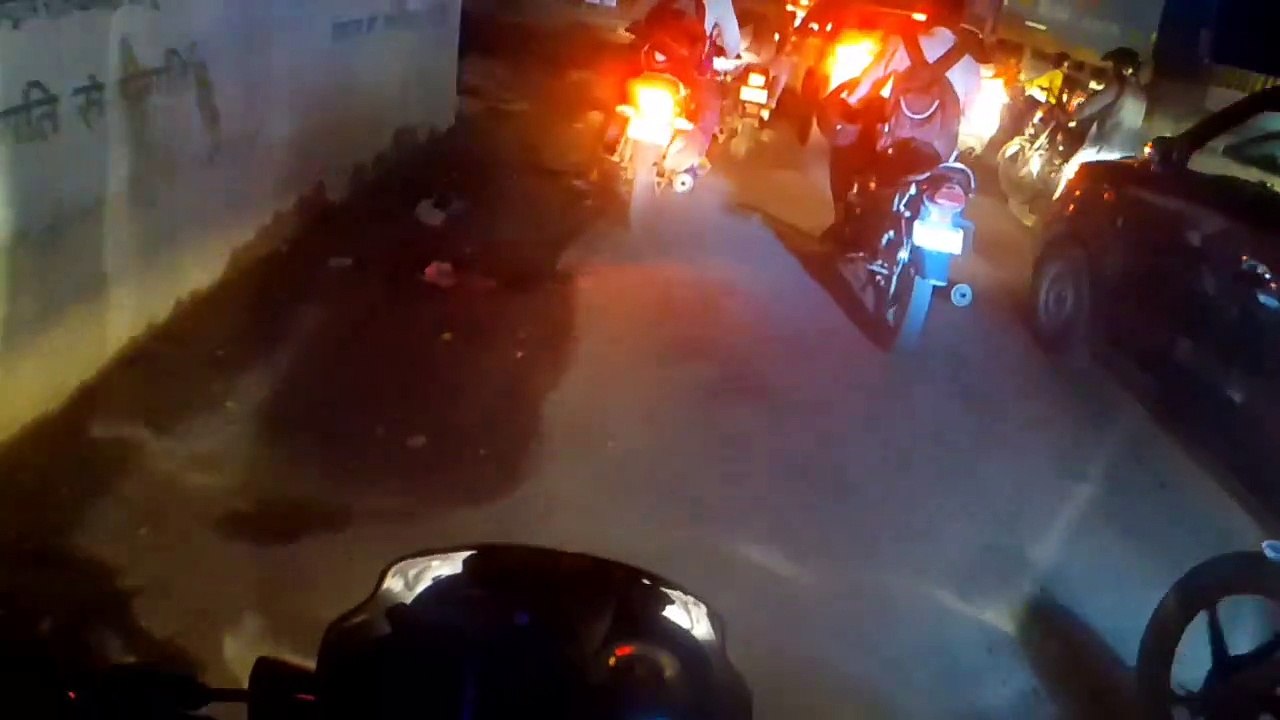 Diwali bike parcel delivery job