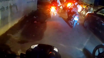 Diwali bike parcel delivery job