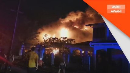 Kebakaran | Tiga maut dalam kebakaran rumah di Kuching