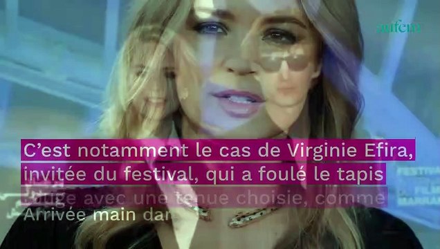 Virginie Efira et Niels Schneider à Marrakech : le couple fait sensation avec un look assorti