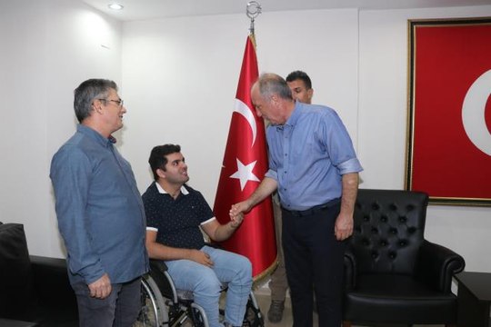 Memleket Partisi Genel Başkanı İnce, Adana'da konuştu