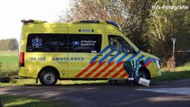 Meerdere gewonden bij botsing op kruising Rouveen