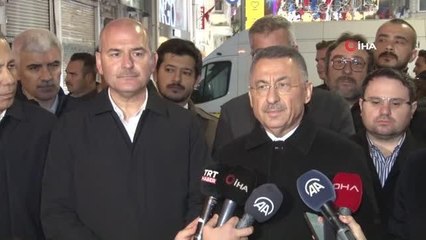 Cumhurbaşkanı Yardımcısı Oktay: "6 kişiyi kaybetmiş durumdayız, 2'si ağır olmak üzere 81 yaralımız var"