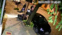 Ladrões de moto com arma falsa apanham após reação de vítima e outras pessoas em bairro nobre de SP