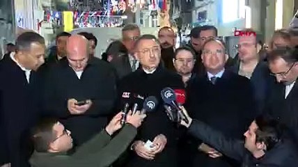 Patlamanın yaşandığı İstiklal Caddesi’nde açıklama yapan Cumhurbaşkanı Yardımcısı Oktay: Türkiye’de huzur ve güven hâkim