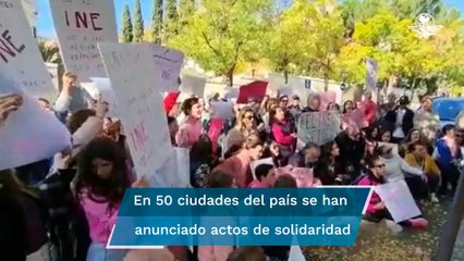 Diversas ciudades del mundo se solidarizan con la marcha del INE en México