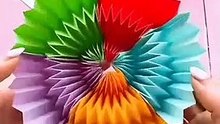Infinite twisting Beautiful design paper origami