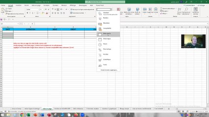 Excel mise en page et date longue