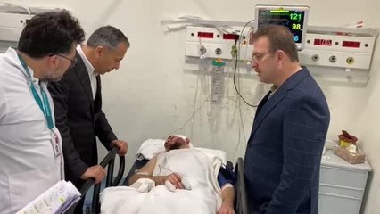 Vali Yerlikaya ve Başsavcı Yılmaz'dan Beyoğlu'ndaki patlamada yaralananlara ziyaret