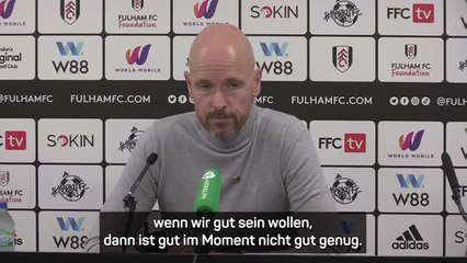 Ten Hag: "Müssen viel mehr investieren"