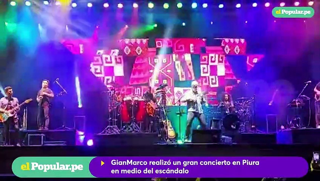 GianMarco concierto en Piura del cantante registra lugares vacos tras escndalo
