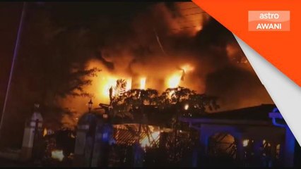 Kebakaran | Tiga bersaudara maut terbakar