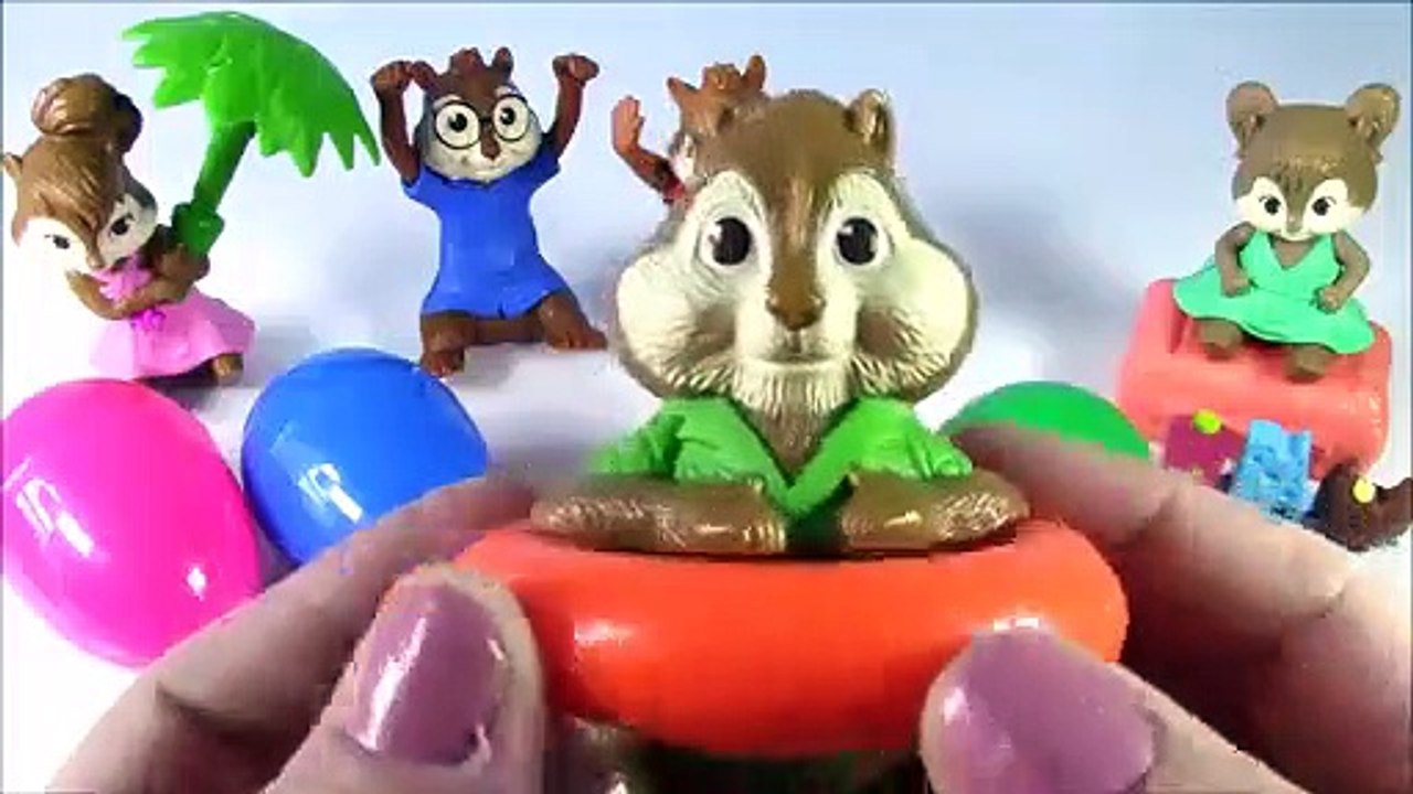 Alvin and the Chipmunks Shopkins Surprise Eggs! Nick Jrs Alvin Simon Theodore! Fun Opening!