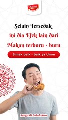 JANGAN TERGESA-GESA MAKAN