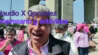 El primer balance de Claudio X. González de la marcha ciudadana que salió en defensa del #INE