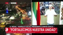 Discurso de Rómulo Calvo en el cabildo cruceño