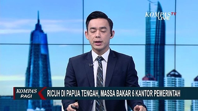 Ricuh di Dogiyai Papua Tengah, Massa Bakar 6 Kantor Pemerintah!