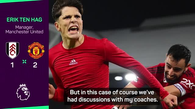 ten Hag hoping World Cup doesn't come at wrong time for Garnacho