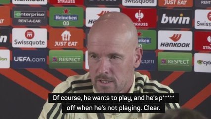 Ronaldo and Ten Hag - a rocky relationship