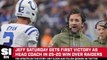 Colts' Jeff Saturday Gets First Win as Interim Head Coach