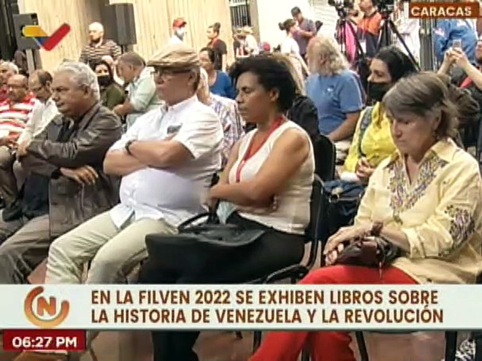 Autores presentan el libro "Venezuela y la contrarevolución cubana" en la FILVEN en 2022