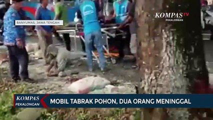 Mobil Tabrak Pohon, Dua Orang Meninggal