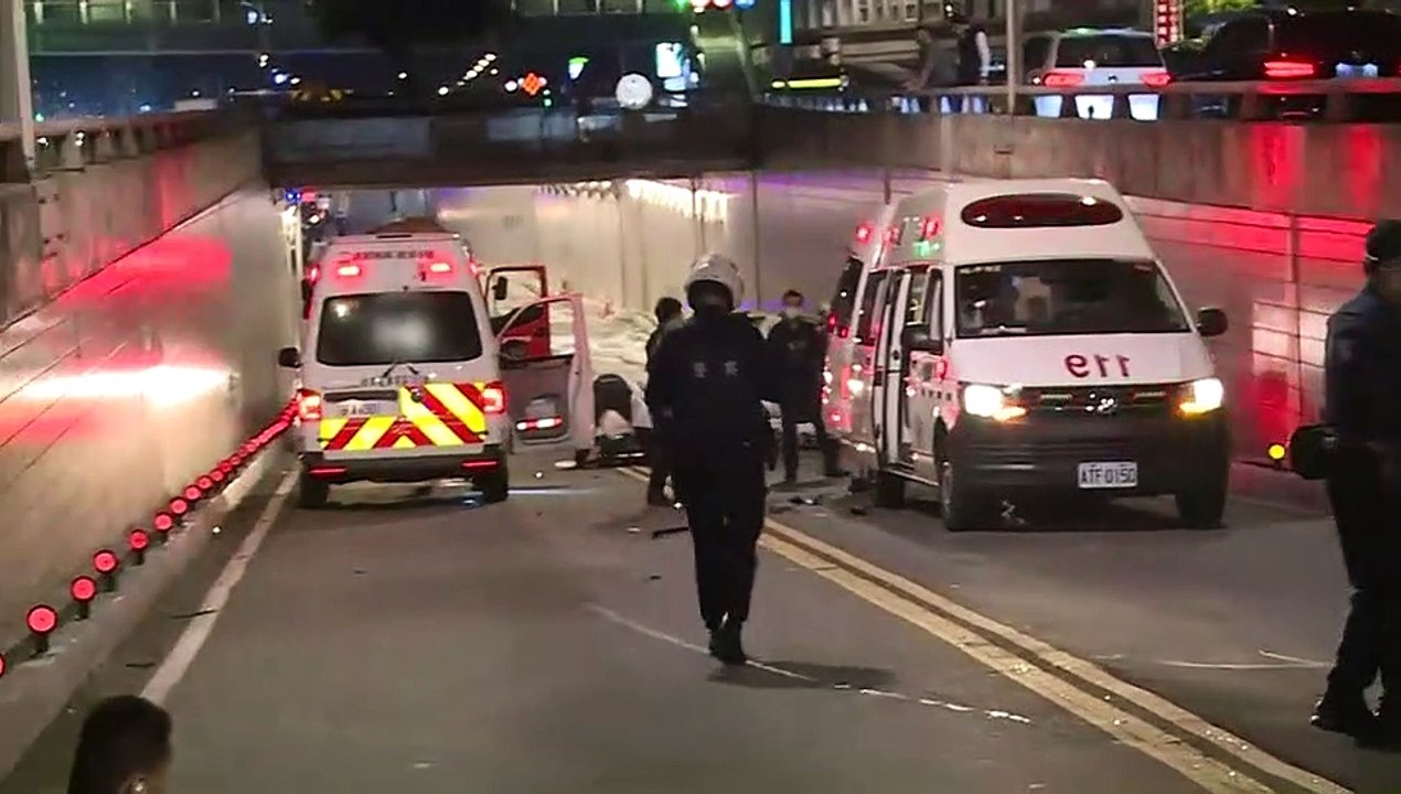 3車疑行政院旁競速！駕駛壓車底慘死 1男毆警遭開槍制伏