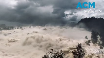 Wyangala Dam rages as Australia flood disaster continues